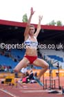 Sarah Warnock (Edinburgh) long jump, 2014 Sainsbury's British Championships. Photo: David T. Hewitson/Sports for All Pics